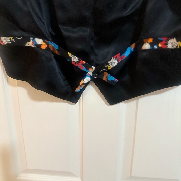 Vintage Men’s Mickey INC‎ 100% Silk Vest Mickey Goofy Donald. Size S/M. - Picture 8 of 8